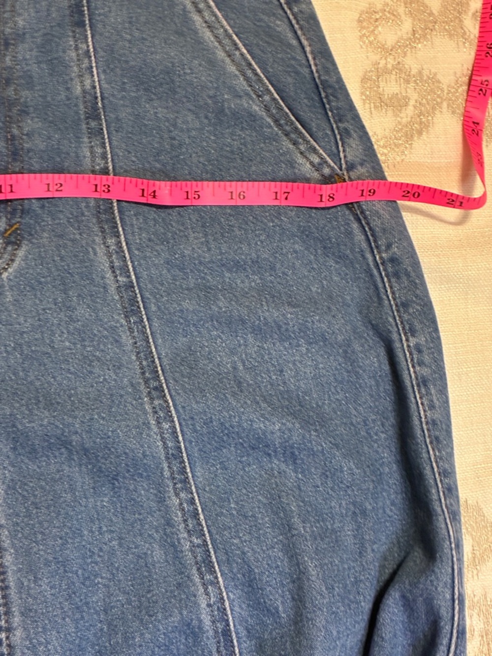 Universal Thread Blue Denim A-Line Maxi Skirt - Picture 7 of 9